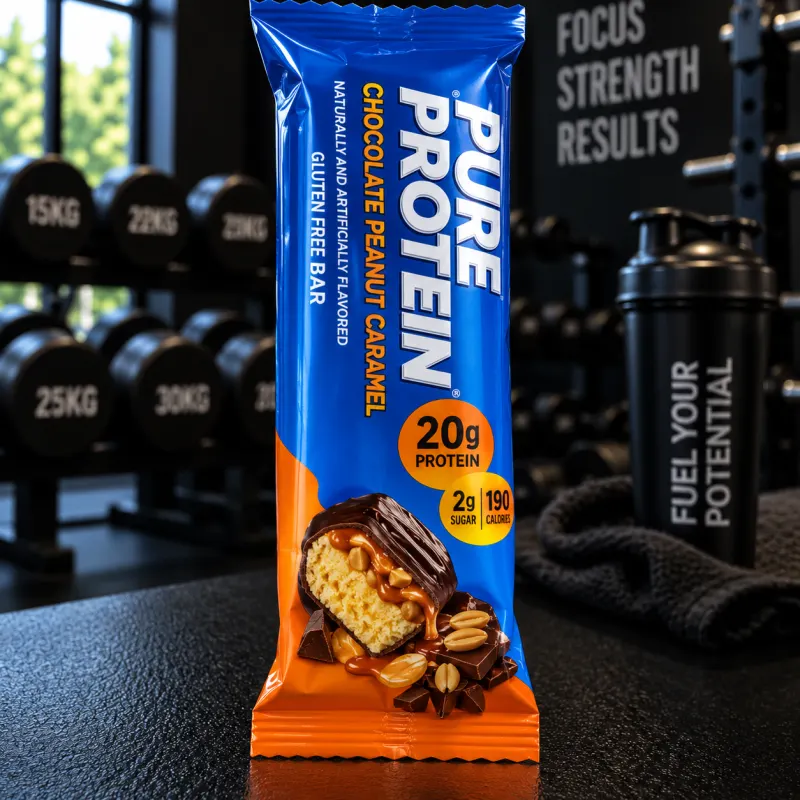 PURE BAR 20G CHOCOLATE PEANUT CARAMEL