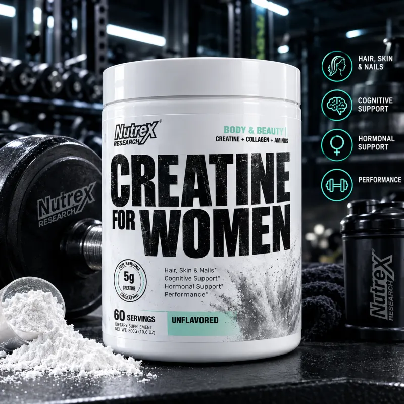 CREATINA MONOHIDRATADA PARA MUJER SIN SABOR 30 SERVIDAS