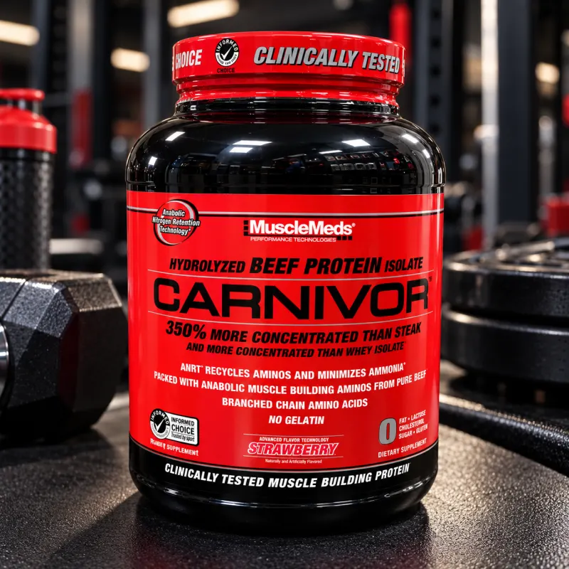 MUSCLEMEDS CARNIVOR ISO PROTEIN STRAWBERRY 4.14 LB