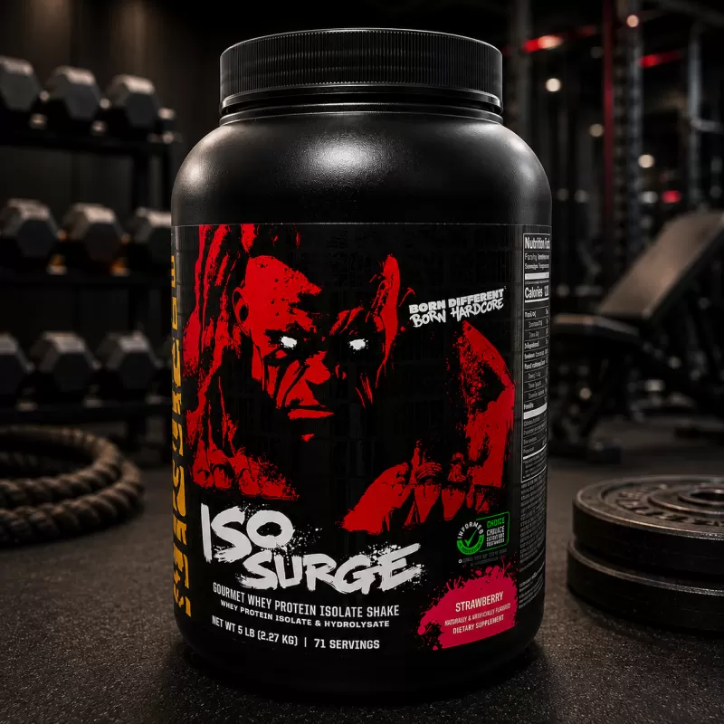 ISO SURGE STRAWBERRY MILKSHAKE 1.6 LB / 23 SERVIDAS