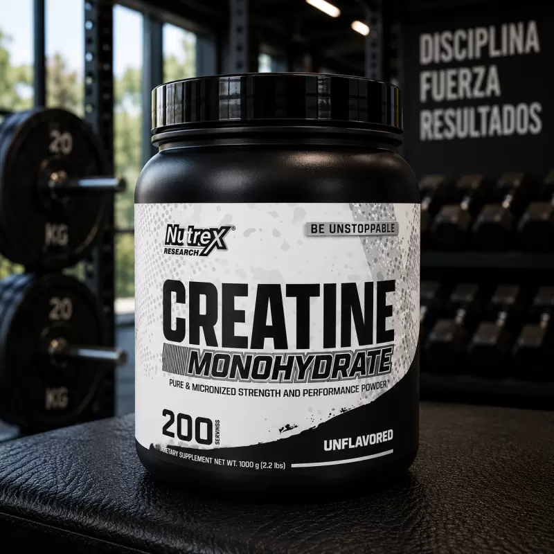 NUTREX CREATINA MONOHIDRATADA 1000G 200 SERVIDAS