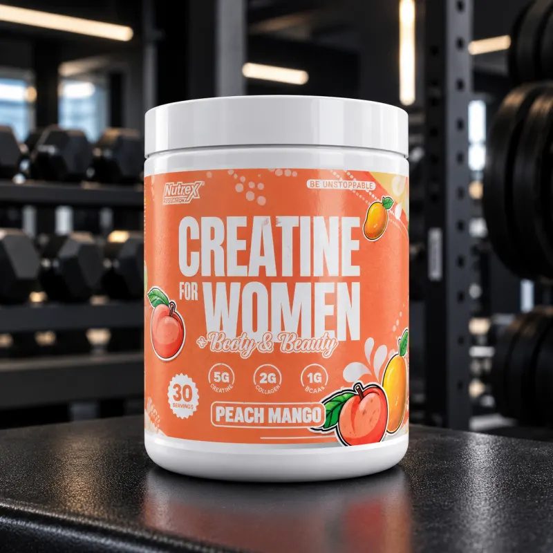 NUTREX CREATINA MONOHIDRATADA PARA MUJER PEACH MANGO 30 SERVIDAS