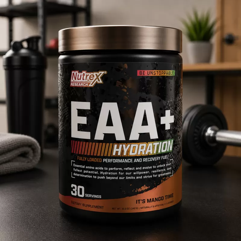 NUTREX EAA + HYDRATION IT'S MANGO TIME 30 SERVIDAS