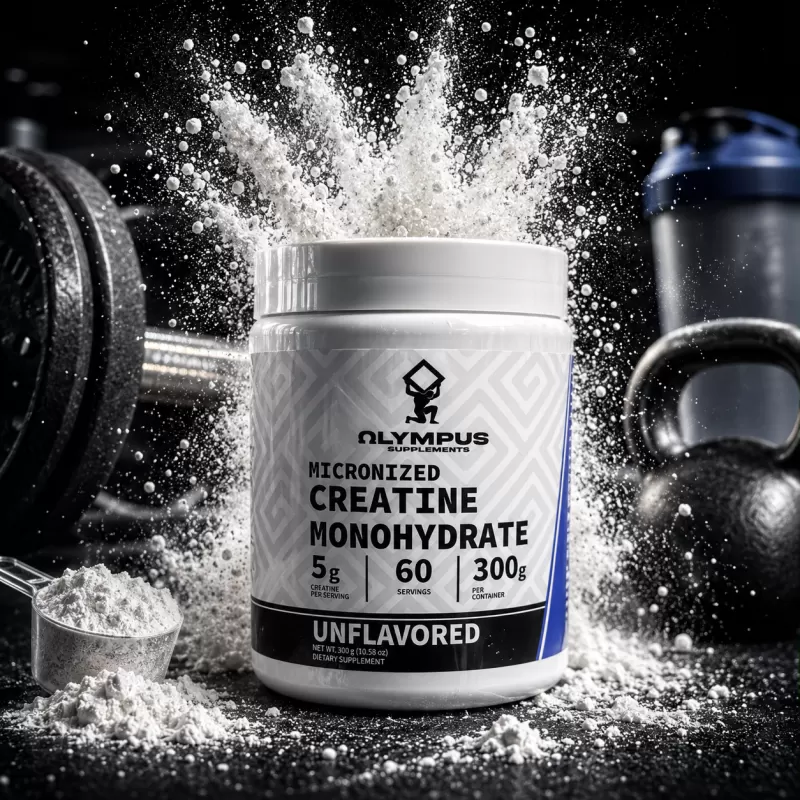 OLYMPUS CREATINA MONOHIDRATADA SIN SABOR 300G / 60 SERVIDAS