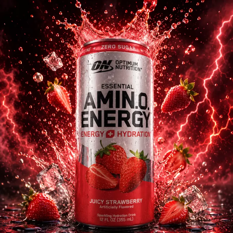 AMINO ENERGY JUICY STRAWBERRY 355 ML